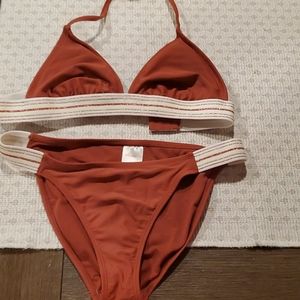 Rust colored bikini